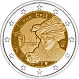 2 euro coin Jan van Eyck | Belgium 2020