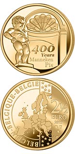 2.5 euro coin Manneken Pis | Belgium 2019