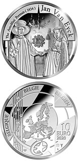 10 euro coin Gothic - Jan van Eyck | Belgium 2020