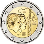 2 euro coin 100 Years of Economic Union Belgium-Luxembourg (BLEU) | Belgium 2021