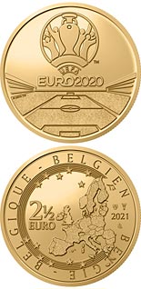 2.5 euro coin UEFA EURO 2020 | Belgium 2021