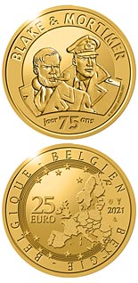 25 euro coin 75 years Blake & Mortimer | Belgium 2021