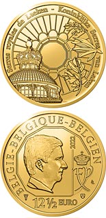 12.5 euro coin Royal Greenhouses of Laeken | Belgium 2022