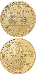 2.5 euro coin Cycling experience in Belgium | Belgium 2023