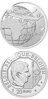 20 euro coin 150 Years of Sabena | Belgium 2023