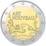 2 euro coin Art Nouveau | Belgium 2023