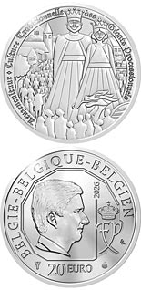 20 euro coin Giant Culture in Belgium | Belgium 2025