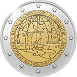 2 euro coin 50 years of the National Geographical Institute Belgium | Belgium 2026