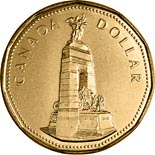 1 dollar coin The National War Memorial coin | Canada 1994