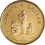 1 dollar coin The Peacekeeping coin | Canada 1995
