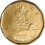 1 dollar coin Lucky Loonie | Canada 2004
