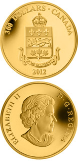 300 dollar coin Quebec Coat of Arms | Canada 2012