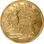 1 dollar coin 15th Anniversary Loonie | Canada 2002