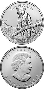 5 dollar coin The Cougar | Canada 2012
