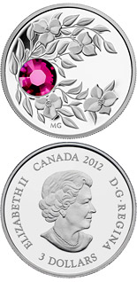 3 dollar coin Birthstone Series | Canada 2012