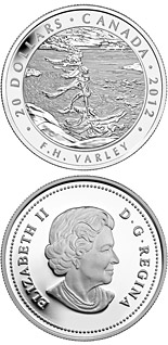 20 dollar coin F. H. Varley: Stormy Weather, Georgian Bay  | Canada 2012