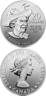 20 dollar coin The Queen's Diamond Jubilee  | Canada 2012