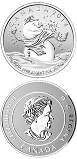 20 dollar coin Snowman | Canada 2014