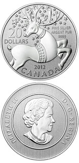 20 dollar coin Magical Reindeer  | Canada 2012