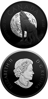 20 dollar coin The Howling Wolf | Canada 2018