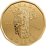 1 dollar coin Pileated Woodpecker | Canada 2019