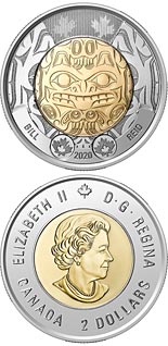 2 dollar coin Bill Reid | Canada 2020