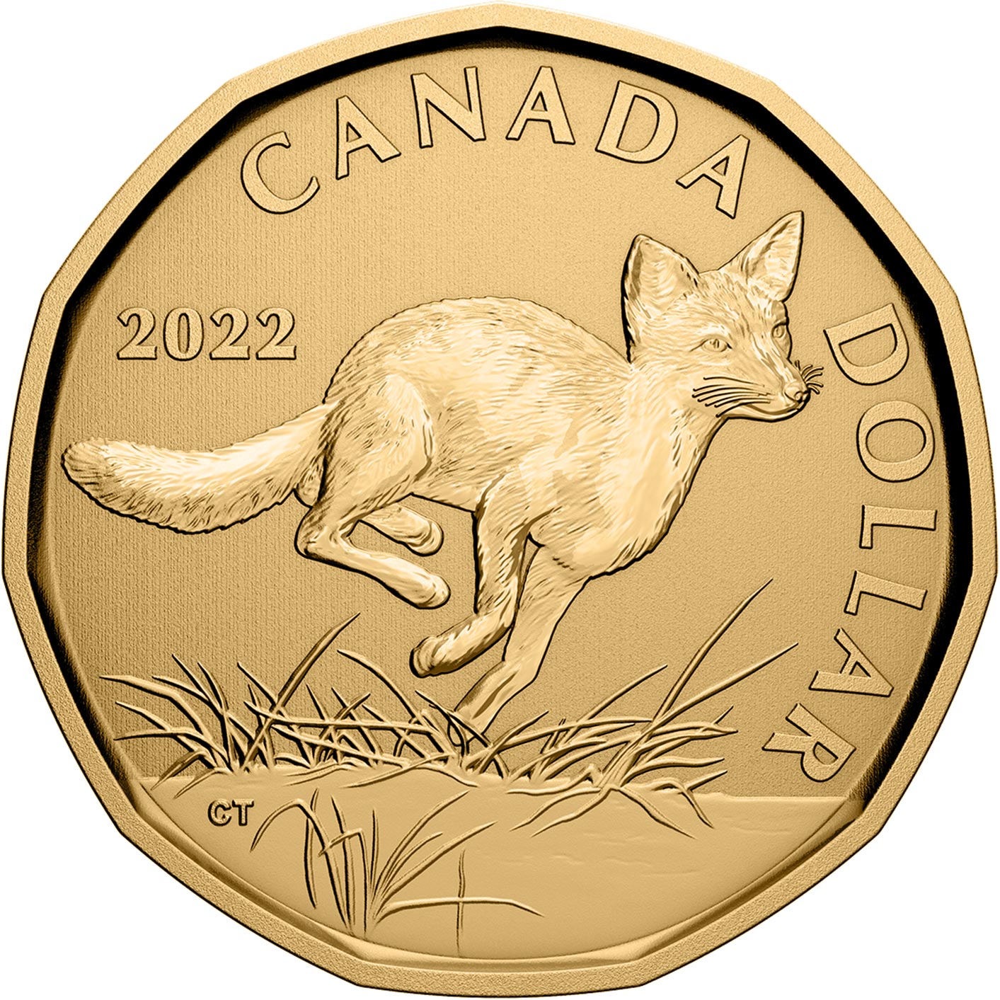 Image of 1 dollar coin - Swift Fox | Canada 2022