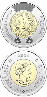 2 dollar coin 100th Anniversary of the Birth of Jean Paul Riopelle | Canada 2023