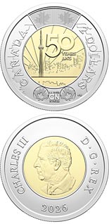 2 dollar coin CN Tower | Canada 2025