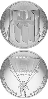 4 euro coin Faust Vrančić’s Innovations | Croatia 2023