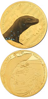100 euro coin Black Lizard | Croatia 2024