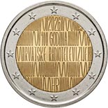 2 euro coin 100 Years of the Croatian Radio and Television | Croatia 2026