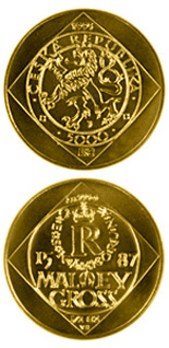 Image of 5000 koruna coin - Small groschen from 1587  | Czech Republic 1996