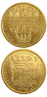 2500 koruna coin Renaissance - castle in Litomyšl | Czech Republic 2002