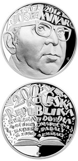 200 koruna coin Birth of Josef Kainar | Czech Republic 2017