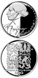 200 koruna coin Birth of Božena Němcová | Czech Republic 2020