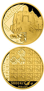 5000 koruna coin Pernštejn | Czech Republic 2017