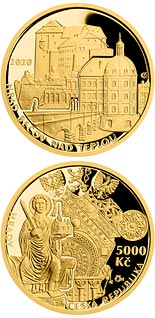 5000 koruna coin Bečov nad Teplou | Czech Republic 2020