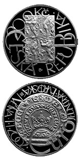 200 koruna coin Introduction of the single european currency, the euro, into circulation | Czech Republic 2001