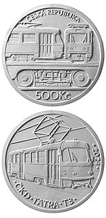 500 koruna coin ČKD Tatra T3 tram | Czech Republic 2024