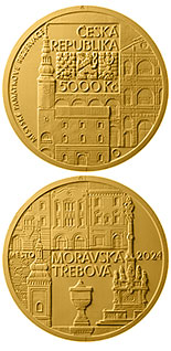 5000 koruna coin Moravská Třebová | Czech Republic 2024