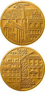 5000 koruna coin Plzeň  | Czech Republic 2026