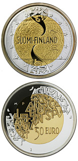 50 euro coin Finnish EU Presidency  | Finland 2006