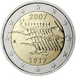 2 euro coin 90th Anniversary of Finland's Independence | Finland 2007