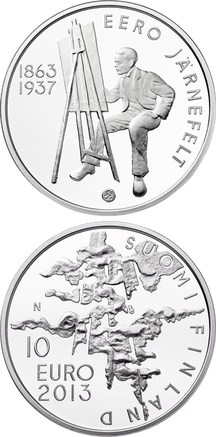 Image of 10 euro coin - Eero Järnefelt | Finland 2013