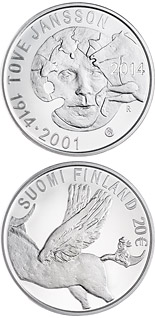 20 euro coin 100th Anniversary of the Birth of Tove Jansson | Finland 2014