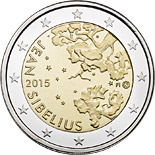 2 euro coin Jean Sibelius | Finland 2015