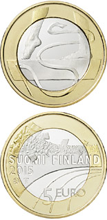 5 euro coin Sports: Gymnastics | Finland 2015