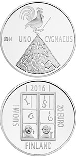 20 euro coin Uno Cygnaeus and folk schooling | Finland 2016