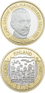 5 euro coin C.G.E. Mannerheim | Finland 2017